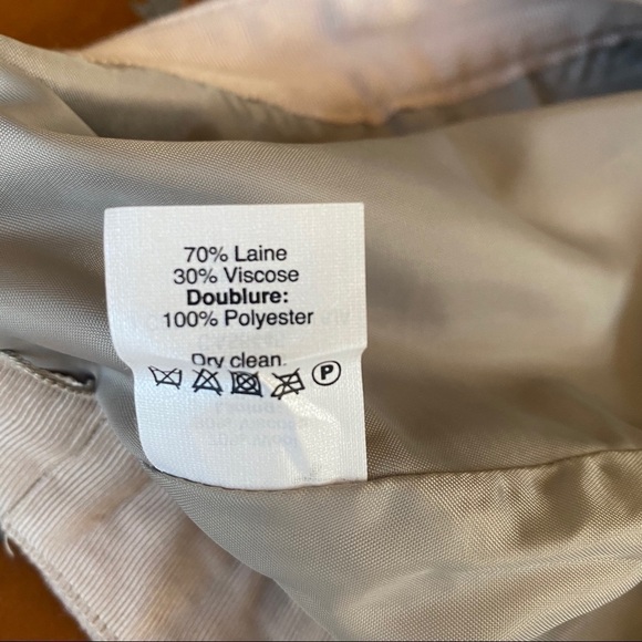 J Crew Sz 2 Shirttail Mini Skirt Wool Full… - Picture 7 of 7